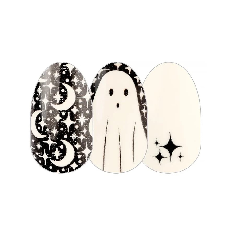 Color Street TOO GHOUL FOR YOU Ghost Glow In The Dark Halloween Moon Stars